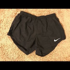 Women’s black nike running shorts